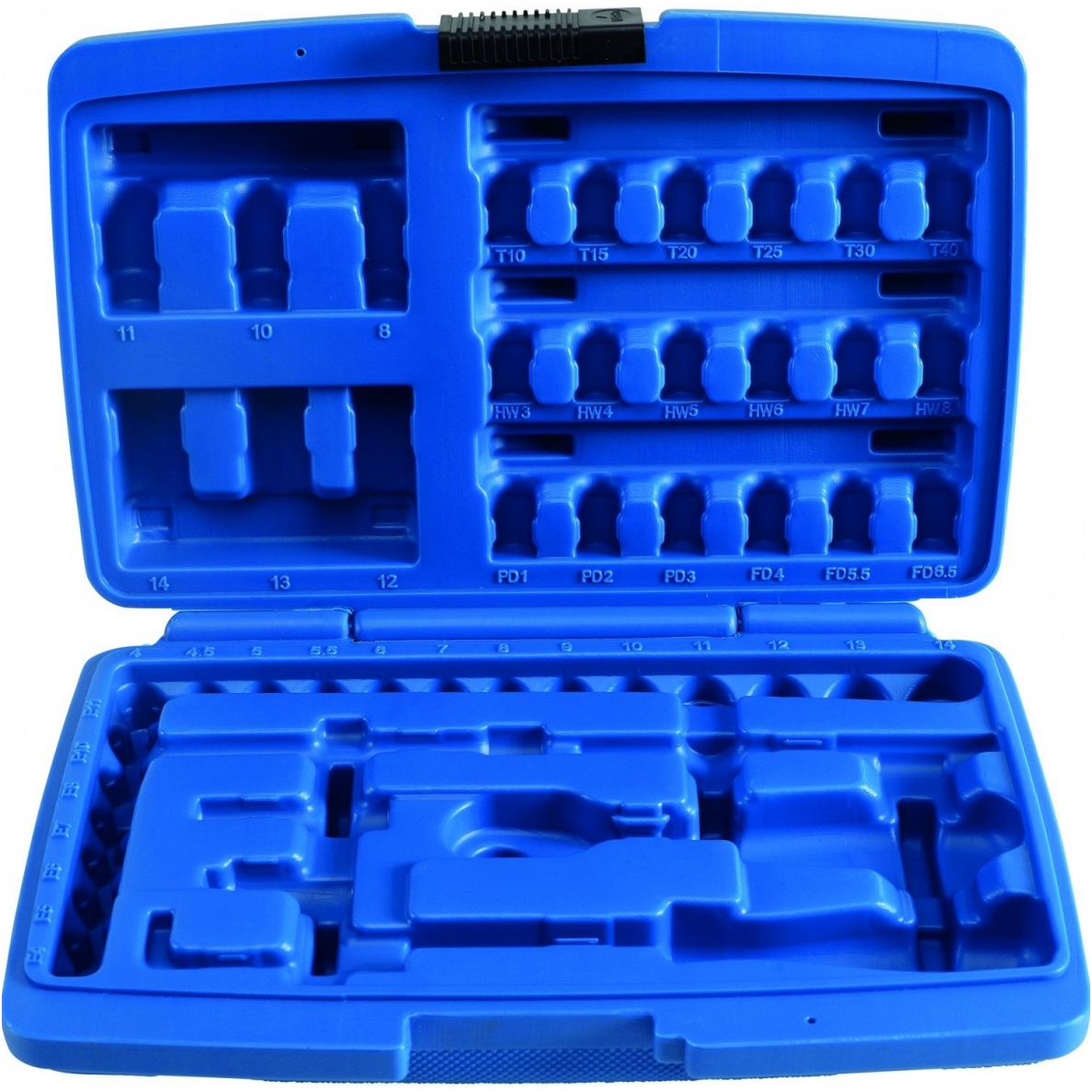 Tuščia dėžė įrankių rinkiniams 52 dalių Tuščia dėžė įrankių rinkiniams 52 dalių