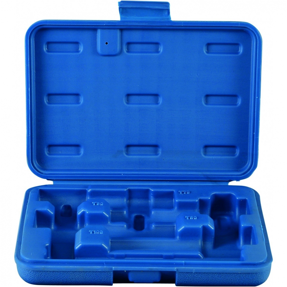 Tuščia dėžutė antgalių rinkiniui 4 vnt T-Star, 1/2" T70-T100 BGS 5103