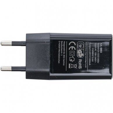 Universalus USB įkroviklis 1A Universalus USB įkroviklis 1A
