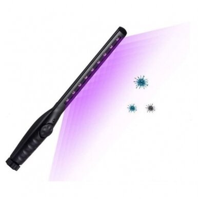 UV COB-sterilizavimo lempa ultravioletinė itin plokščio tipo daug padėčių, UVC 6 LED/USB 1