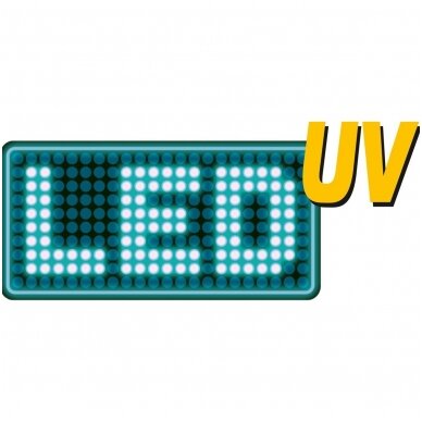 UV žibintuvėlis akumuliatorinis LI-ION 3.7V 1500 mAh + akiniai 3