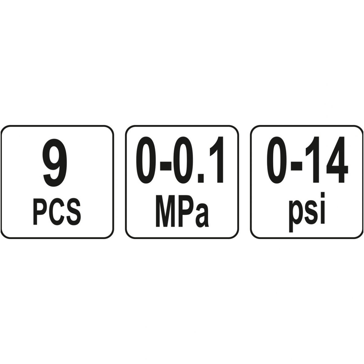 Vakuumo ir kuro slėgio matuoklis - 9vnt. 4 Vakuumo ir kuro slėgio matuoklis - 9vnt. 4