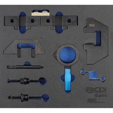 Variklio fiksavimo įrankių rinkinys BMW M42, M43, M50, M52, M60, M51