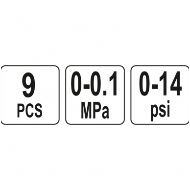 Vakuumo ir kuro slėgio matuoklis - 9vnt. 4 Vakuumo ir kuro slėgio matuoklis - 9vnt. 4