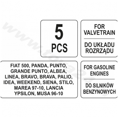 Variklio fiksavimo rinkinys Fiat 1,2 16V 4