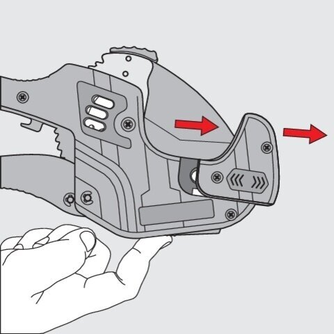 Vamzdžio pjoviklis TWIN CUT PTFE 32 - 40 mm. 7