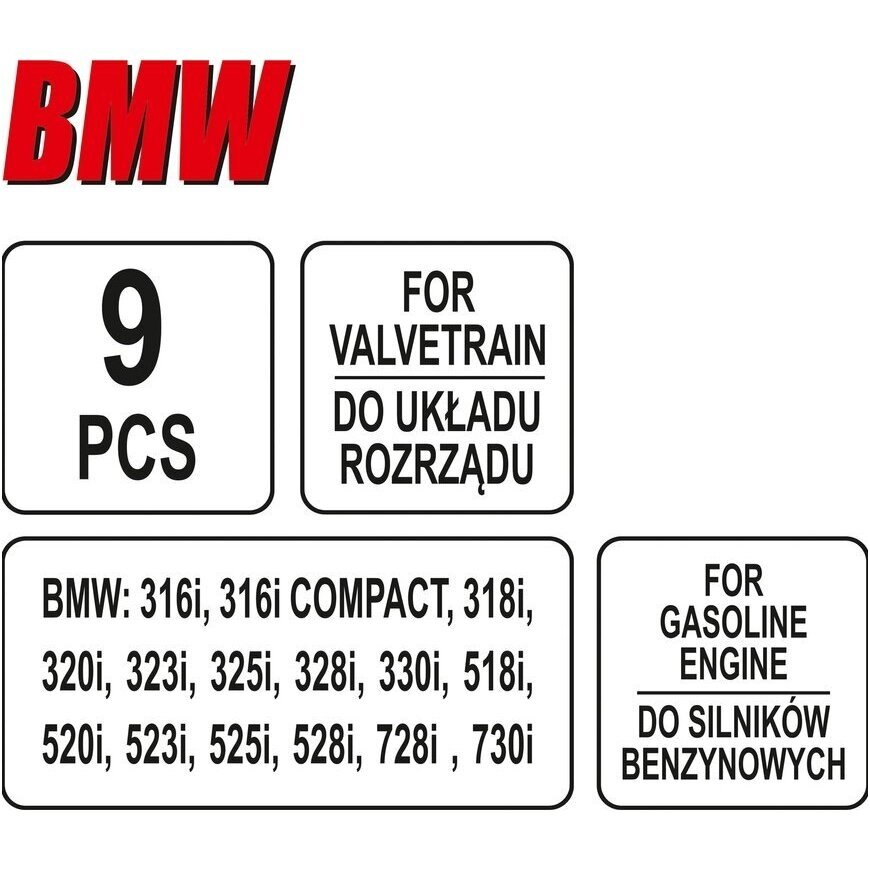 Variklio fiksavimo rinkinys BMW Double Vanos M52TU, M54, M56 2 Variklio fiksavimo rinkinys BMW Double Vanos M52TU, M54, M56 2