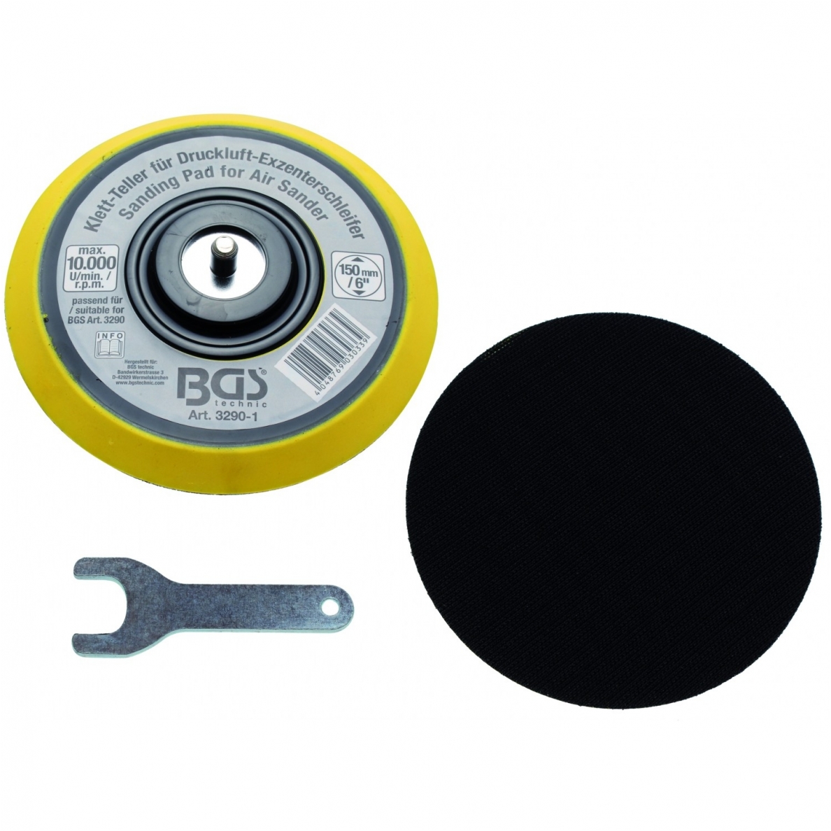 Velcro padas Ø 150 mm poliruokliui BGS 3290 Velcro padas Ø 150 mm poliruokliui BGS 3290