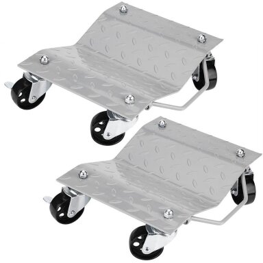 Vežimėliai - platformos perstumti automobiliui - 2 vnt. -1500Lbs.