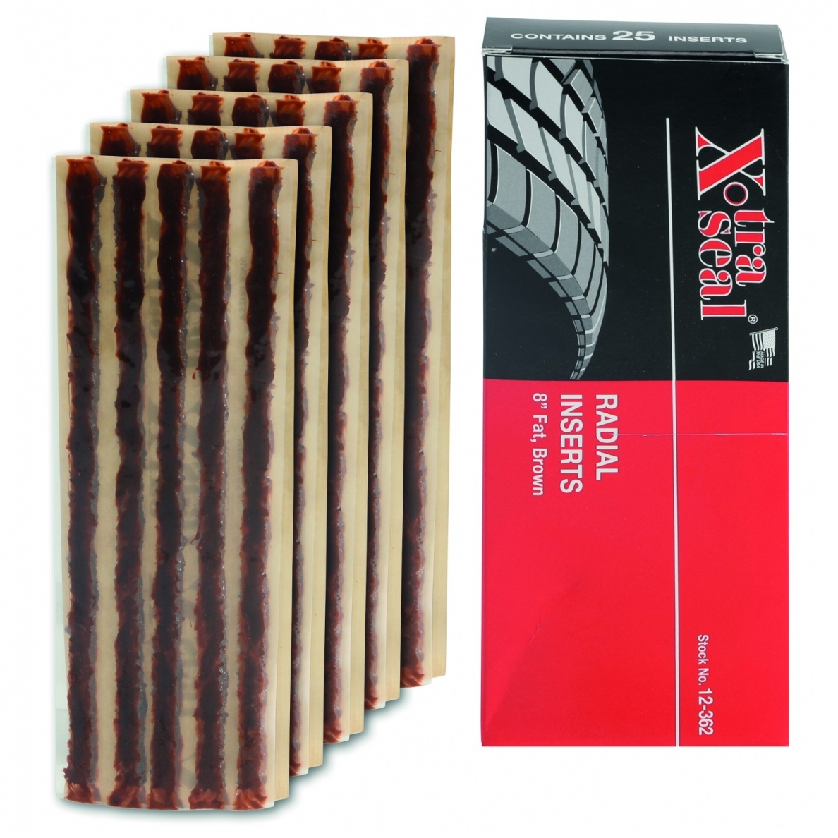 Virvė padangų remontui 25vnt., 204 mm ilgio Virvė padangų remontui 25vnt., 204 mm ilgio