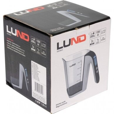 Virtuvinės svarstyklės su indu 1200ml. 5