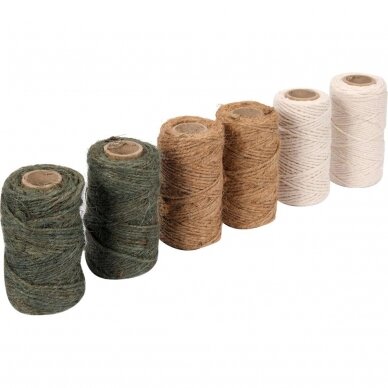 Virvių rinkinys 1, 1,5. 1,5mm 6vnt. 1 Virvių rinkinys 1, 1,5. 1,5mm 6vnt. 1