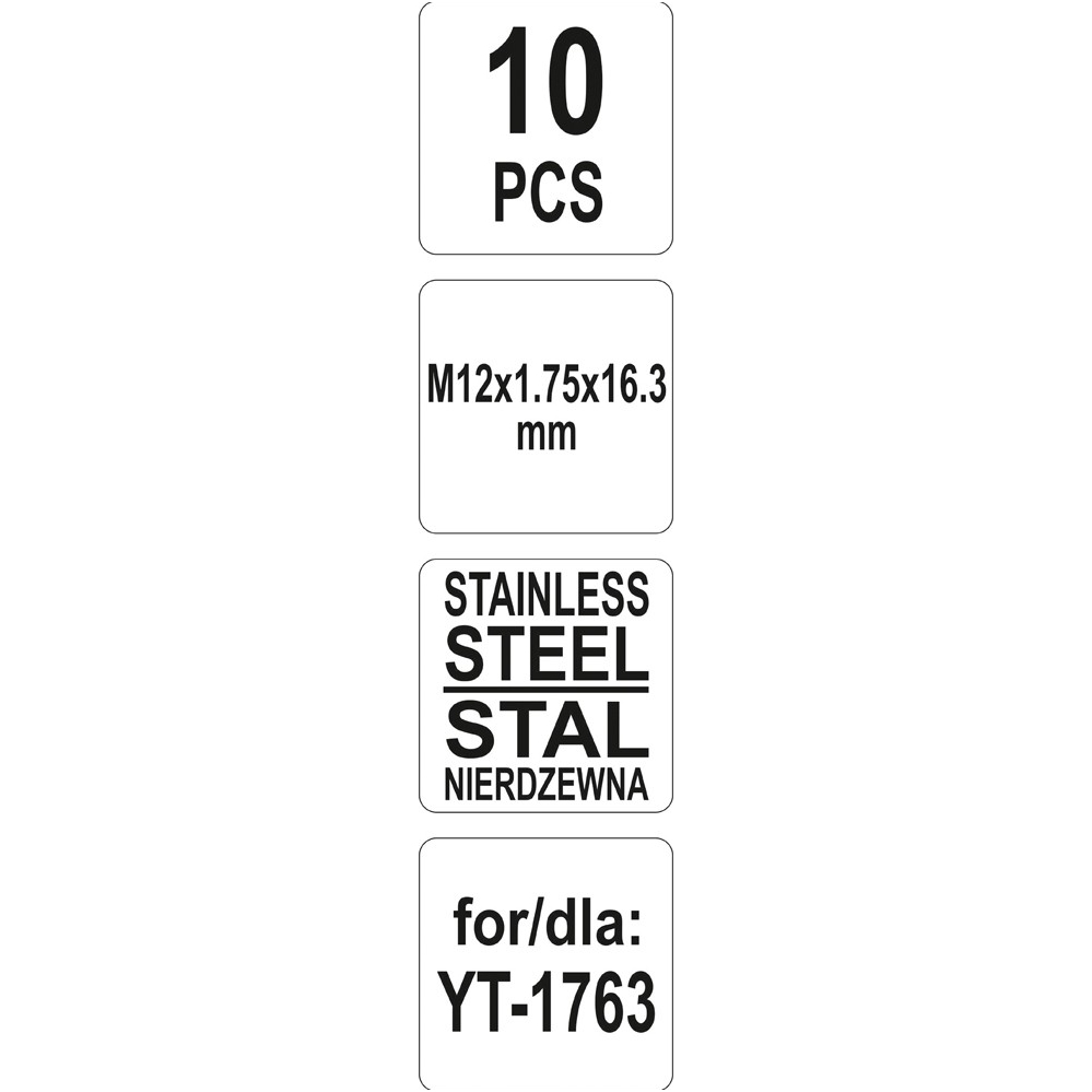 Vieliniai indėklai sriegiui - Helikoliai - M12X1,75 mm - 10 vnt. 3 Vieliniai indėklai sriegiui - Helikoliai - M12X1,75 mm - 10 vnt. 3