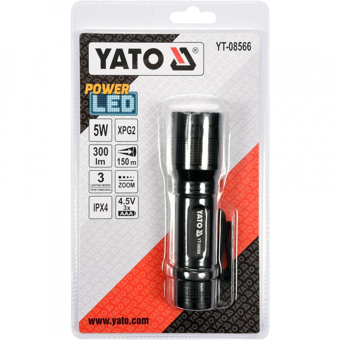 Žibintuvėlis XPG2 CREE 5W, 126X34MM 2