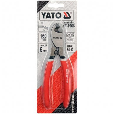Žirklės kabeliui 160 mm "Yato" 1